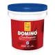 Pintura Caucho Satinado VP Dominó Plástico Cuñete de 2 Galones Blanco Tipo B